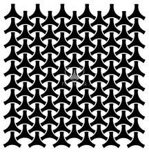 Posh Chalk Stencil Geo Weave